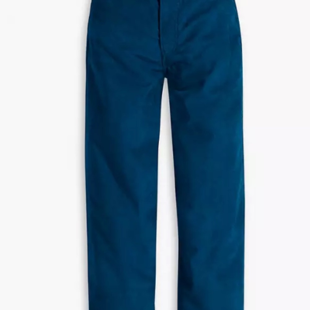 Levi's Ribcage Straight Ankle in Dark Blue Corduroy - Size 27